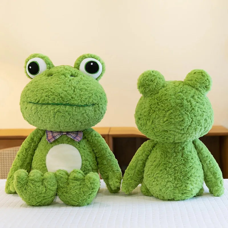 Chew Resistant Frog Plush Dog Toy For All Breeds Teething