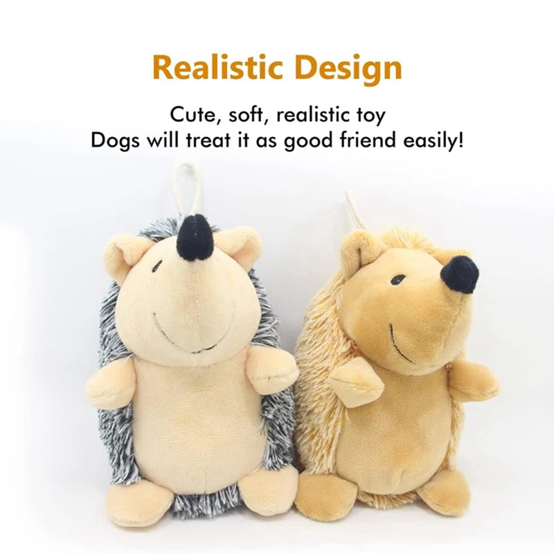 FGHGFH Hedgehog Plush Dog Chew Toy For All Sizes Dogs