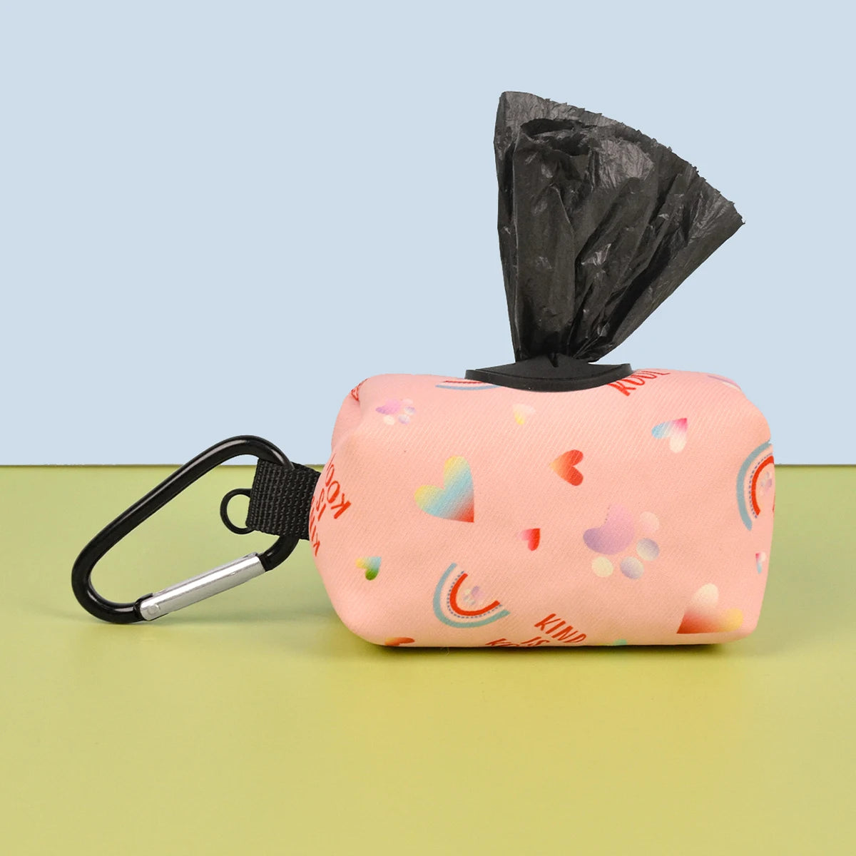 None Dog Poop Bag Holder Leash Attachment Dispenser