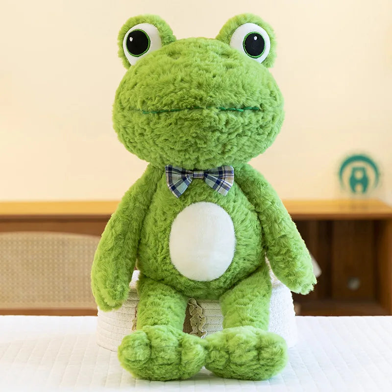 Chew Resistant Frog Plush Dog Toy For All Breeds Teething