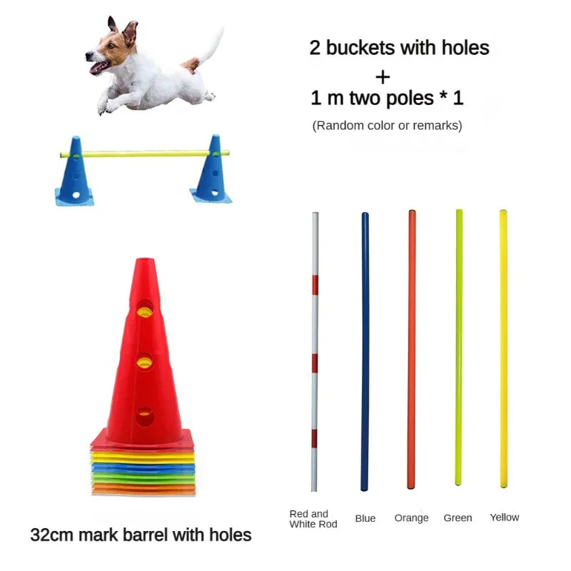 Pet Agility Training Set Jumping Bar Dog Obstacle Training