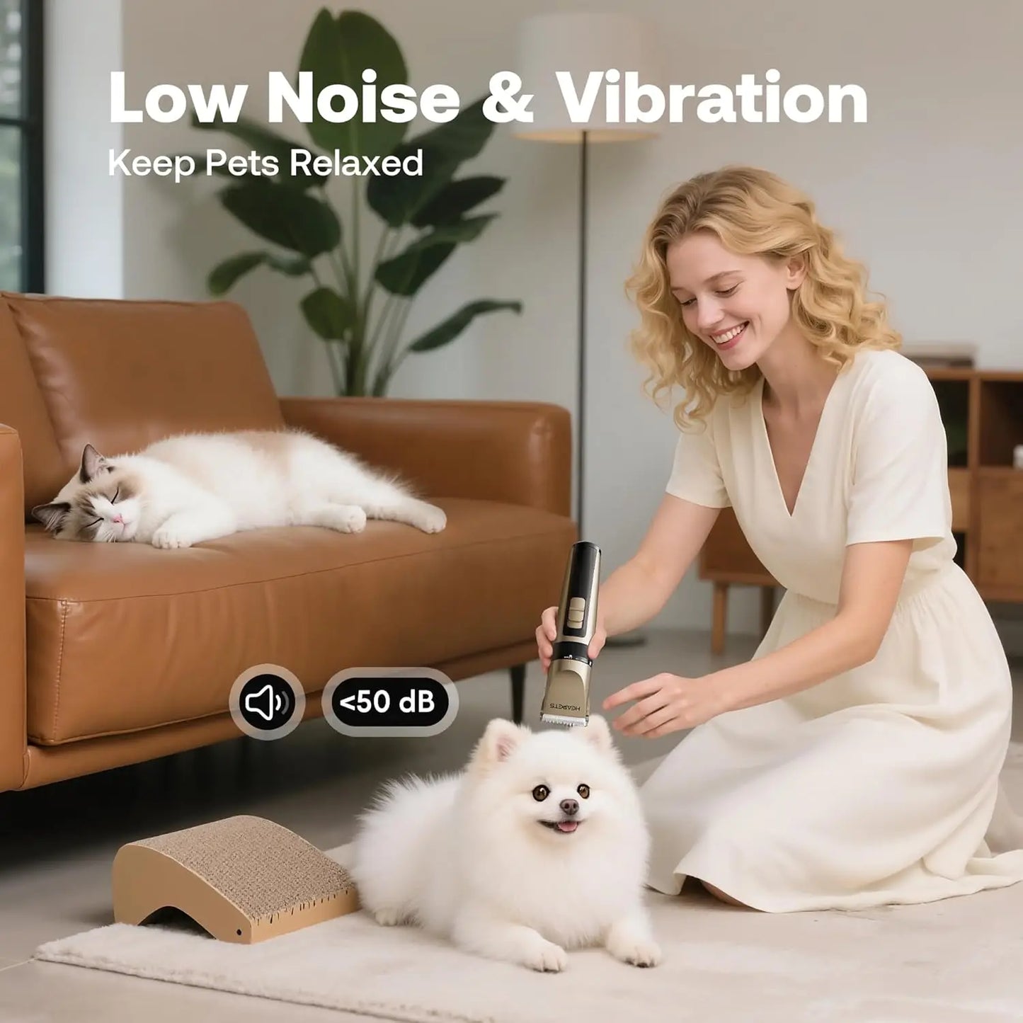 Low Noise Electric Dog Grooming Clippers