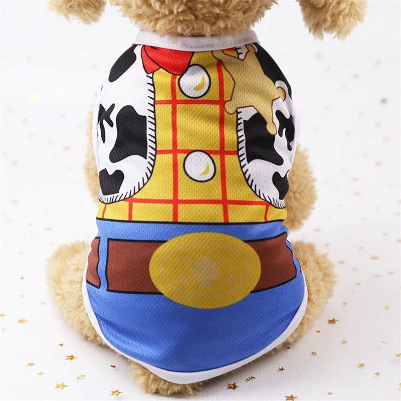 Cartoon Clothing Puppy Dogs Soft Vests