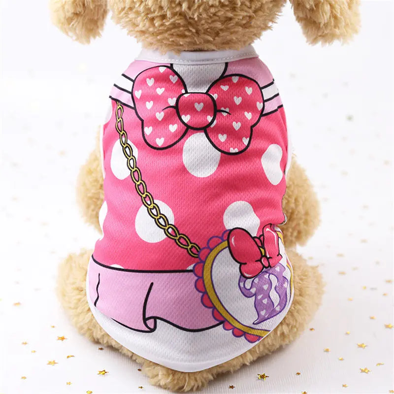 Cartoon Clothing Puppy Dogs Soft Vests
