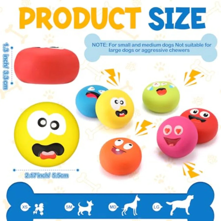 Yao Hui Huang 24 Pcs Dog Squeaky Toys Small Breeds