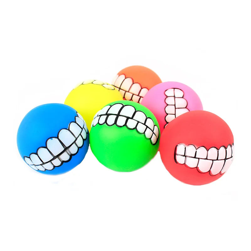 Pawstrip Durable Rubber Squeaky Dog Chew Toy For Small Dogs