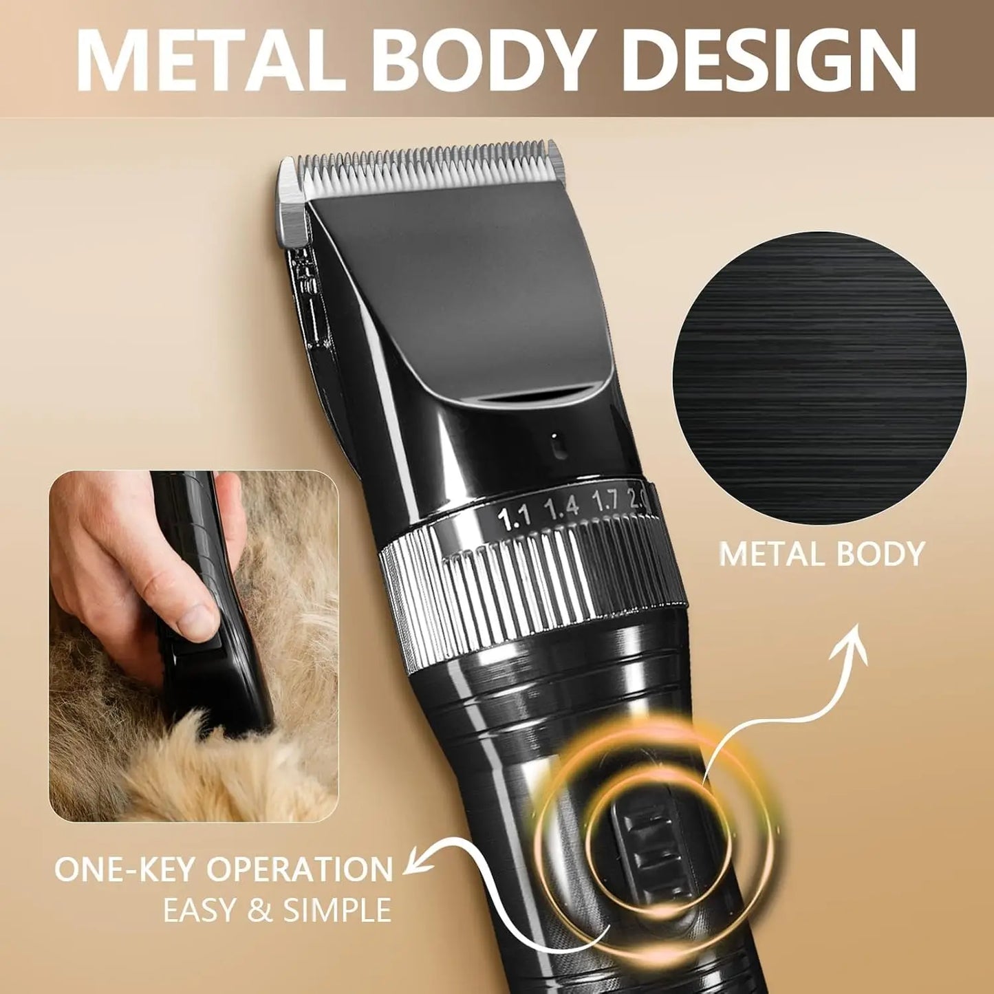 Professional Pet Grooming Clippers