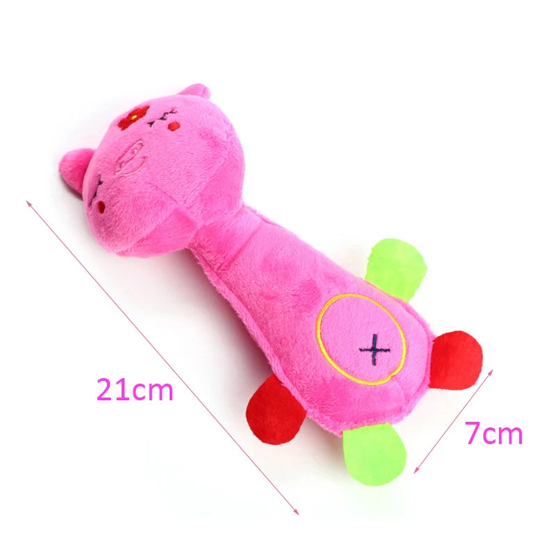 Animal Shape with Squeaky for Small Dogs