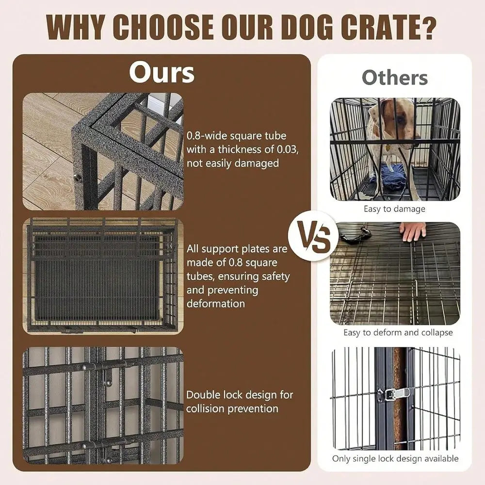 38 Heavy Duty Indestructible Dog Crate