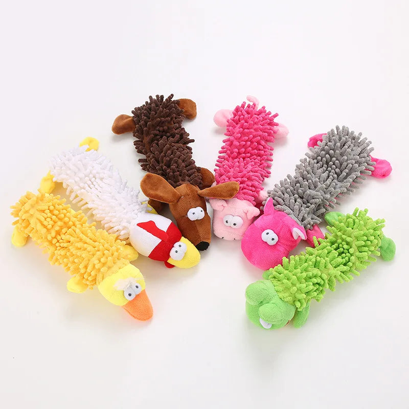 Animal Shape with Squeaky for Small Dogs