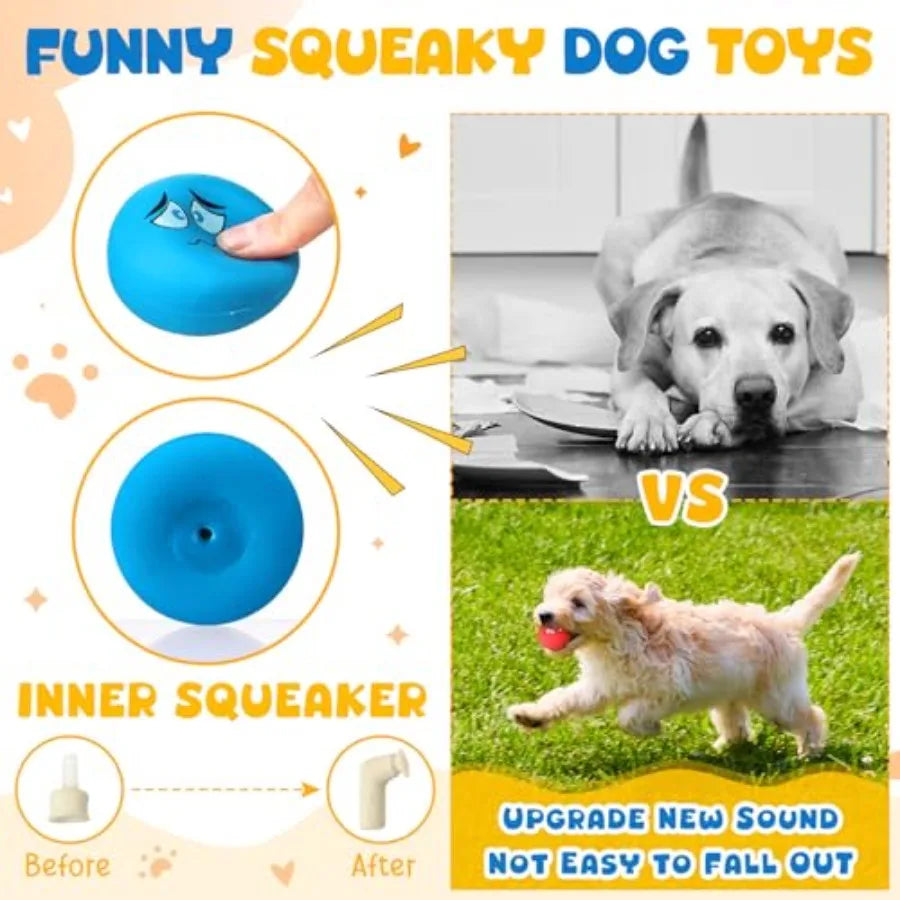 40 Pcs Bulk Dog Squeaky Toys