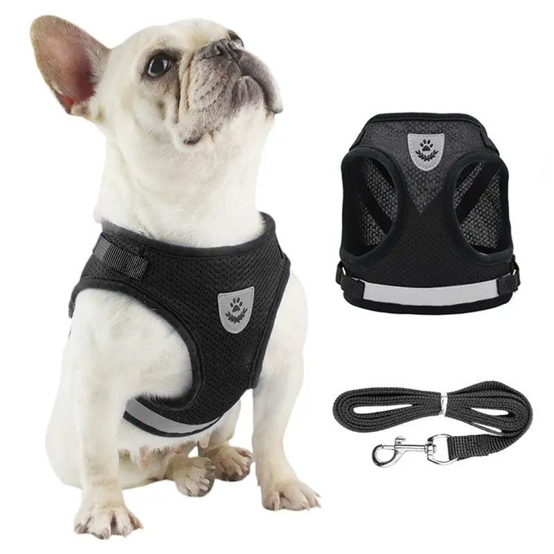 Pet Leash Undershirt Harnesses Mesh