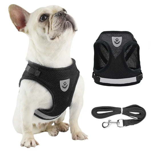 Pet Leash Undershirt Harnesses Mesh
