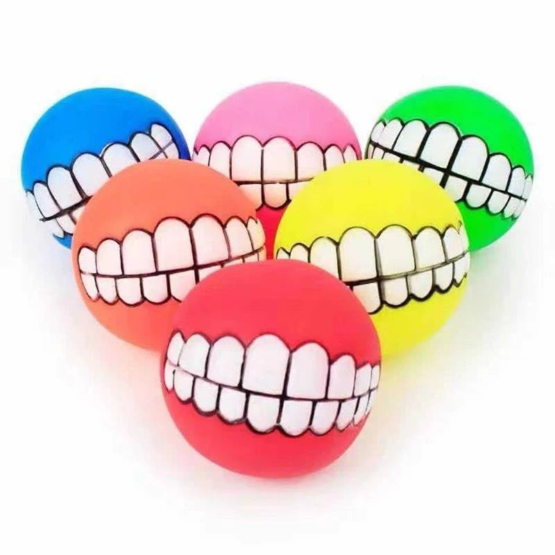 Pawstrip Durable Rubber Squeaky Dog Chew Toy For Small Dogs