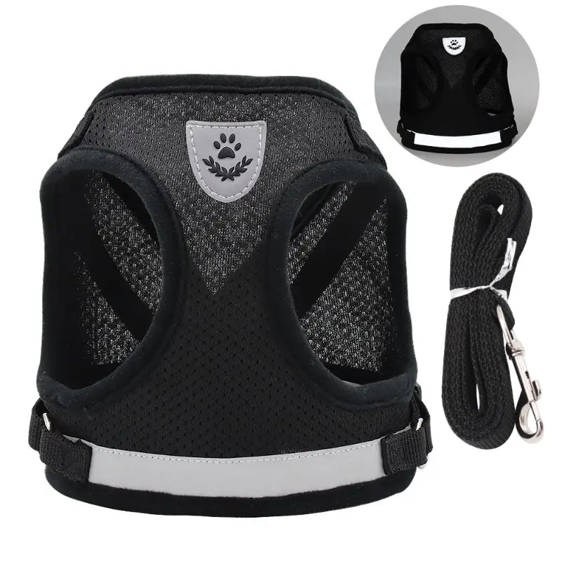 Pet Leash Undershirt Harnesses Mesh