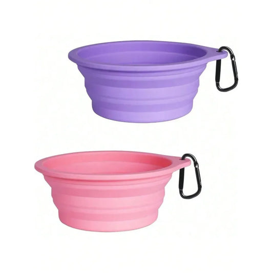 Collapsible Dog Bowl Portable Travel Foldable Dishwasher Safe
