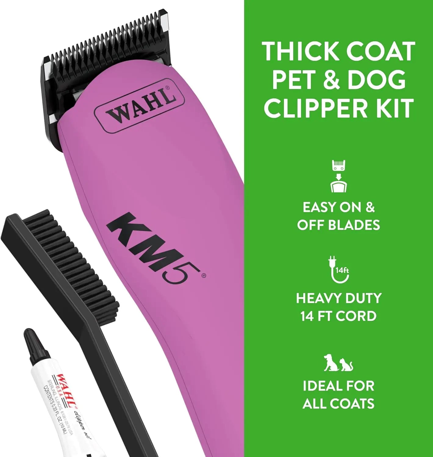 Professional Pet Hair Clipper for Thick Coats