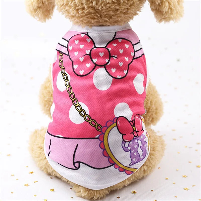 Cartoon Clothing Puppy Dogs Soft Vests