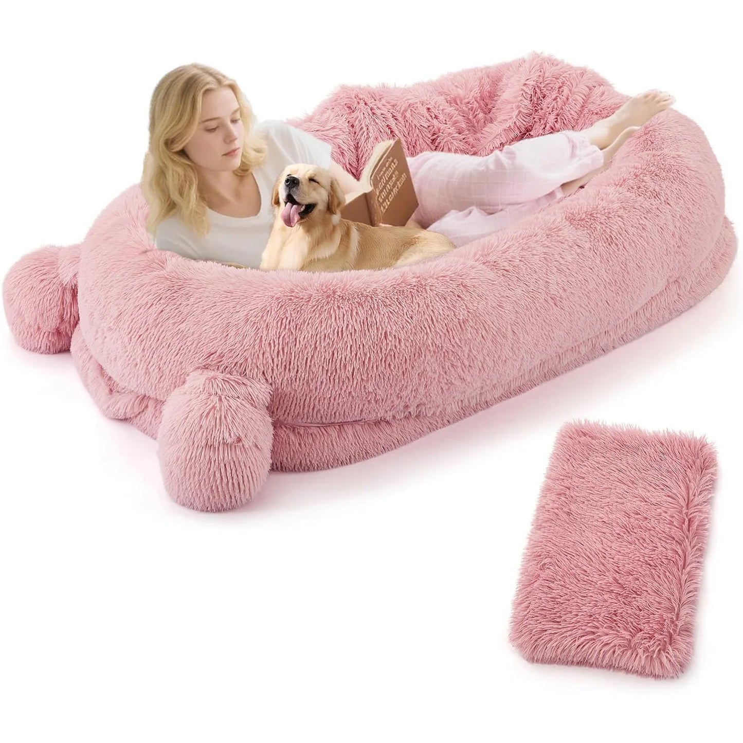 Large Human Size Dog Bed For Adults & Pets
