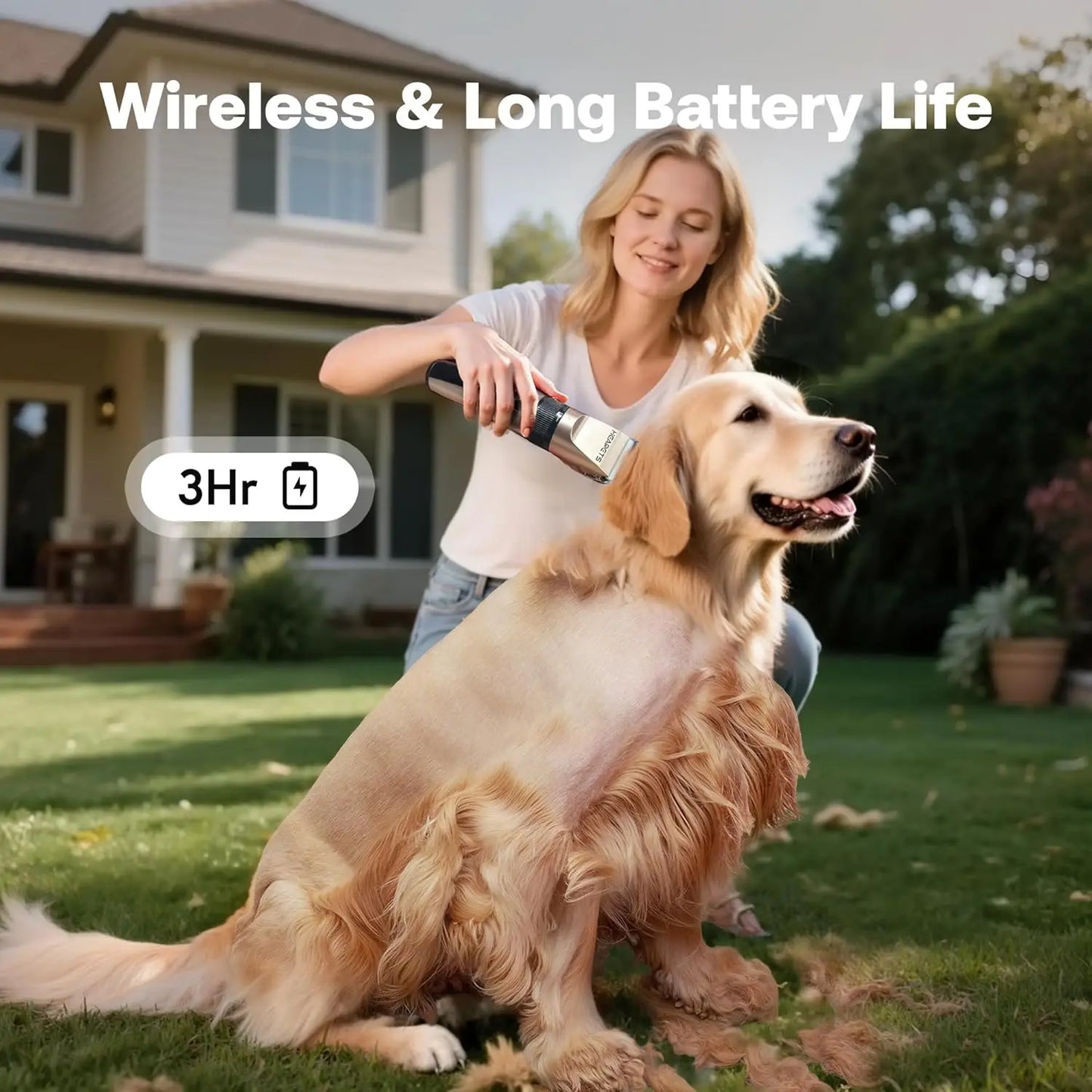 Low Noise Electric Dog Grooming Clippers