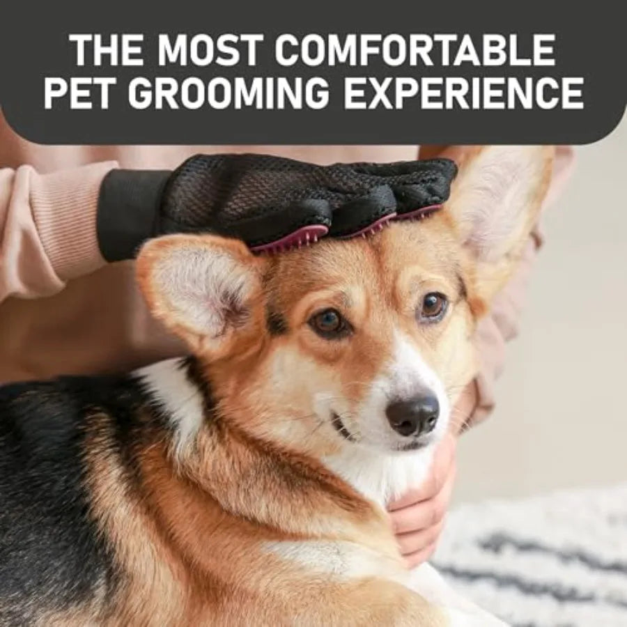Pet Grooming Gloves for Dogs and Cats