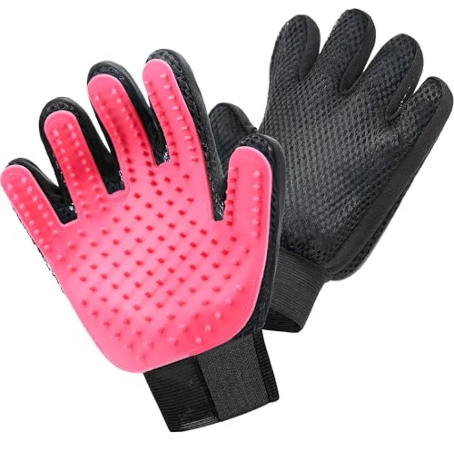 Pet Grooming Gloves for Dogs and Cats