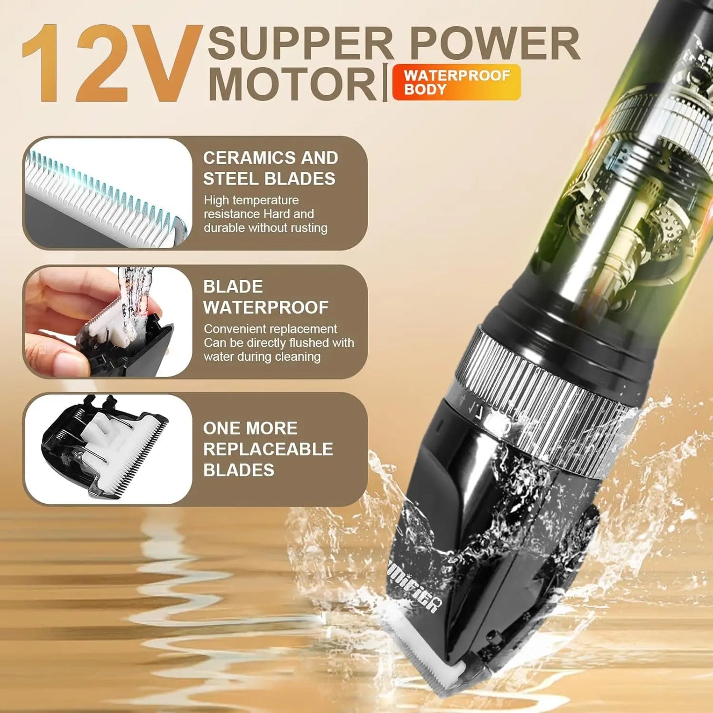 Professional Pet Grooming Clippers