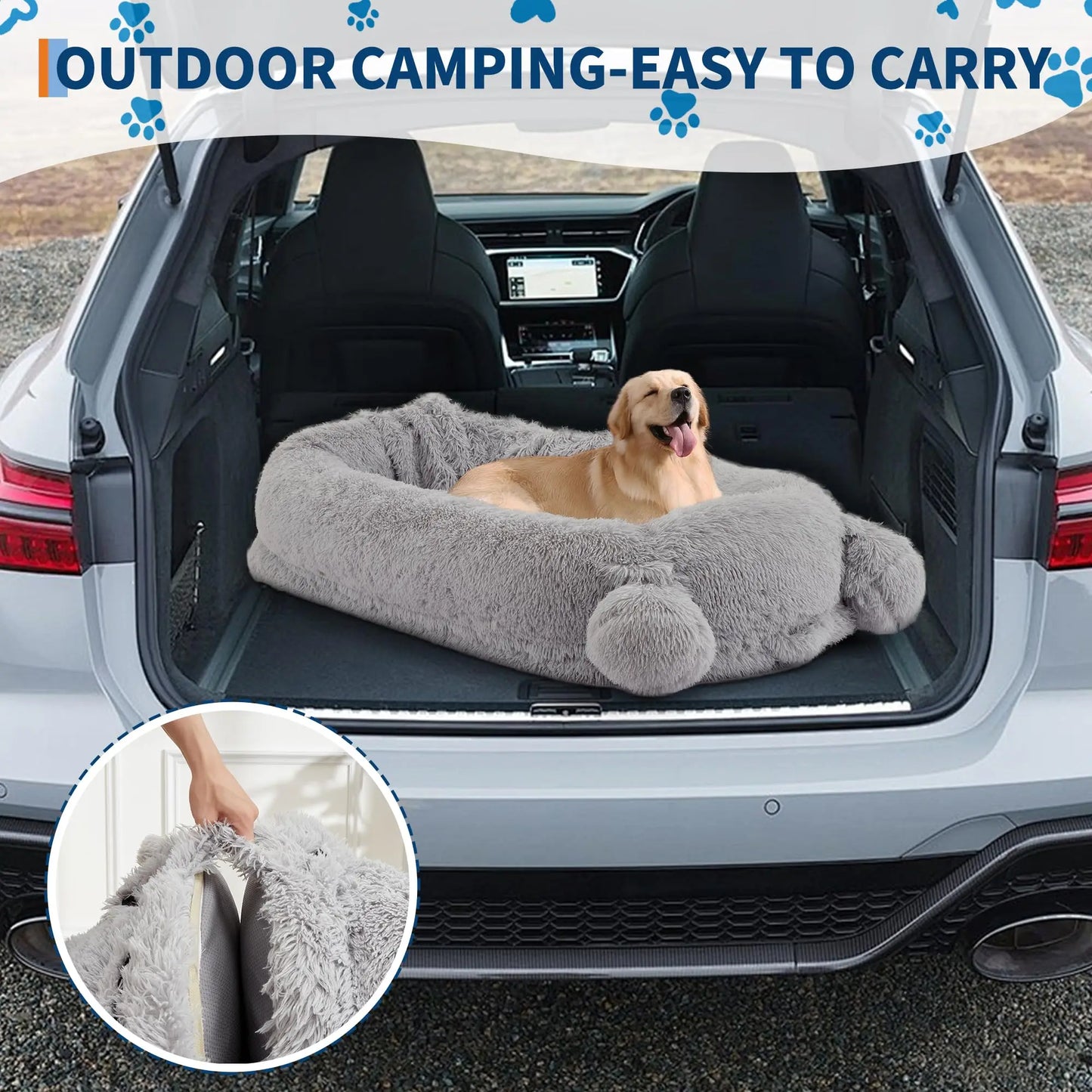 Large Human Size Dog Bed For Adults & Pets
