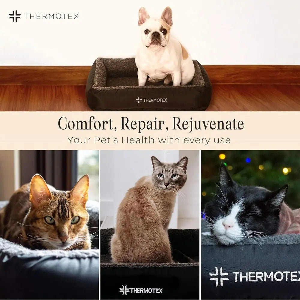 Infrared Warming Pet Bed for Cats and Dogs Arthritis Relief