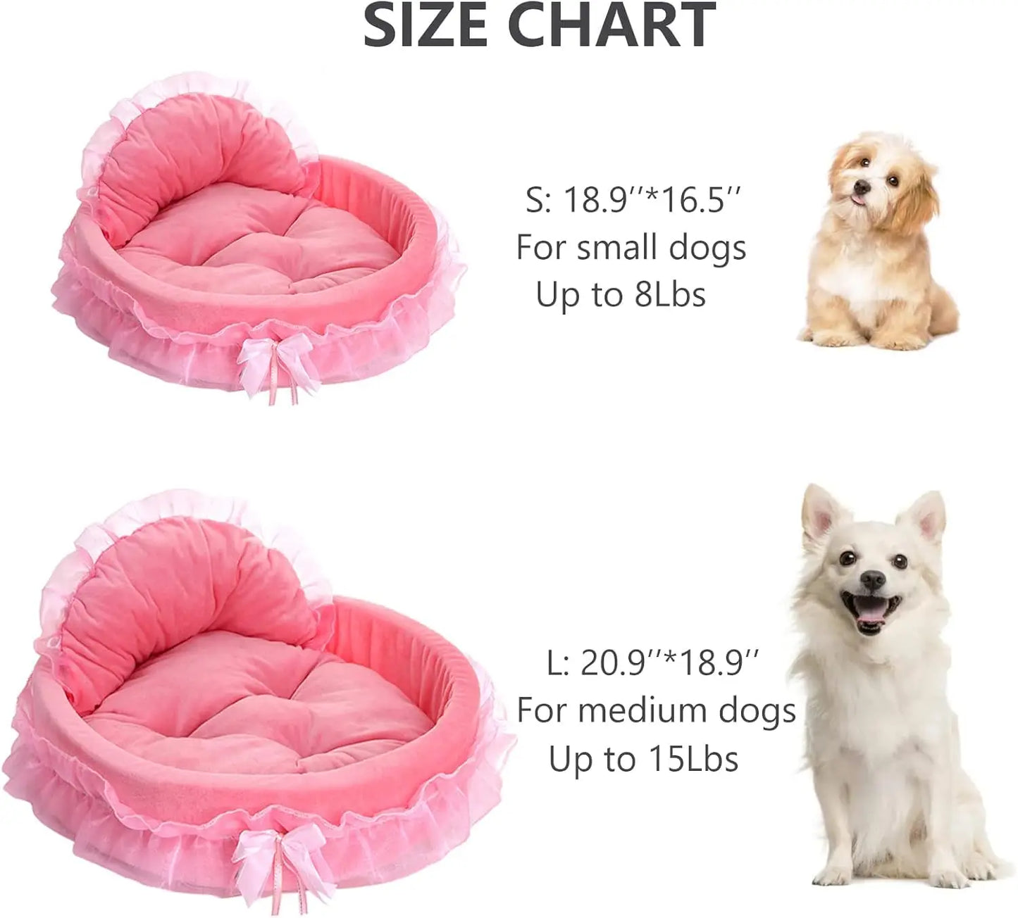Soft Plush Pet Bed For Dogs And Cats Washable Nest