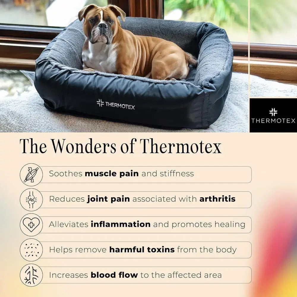Infrared Warming Pet Bed for Cats and Dogs Arthritis Relief