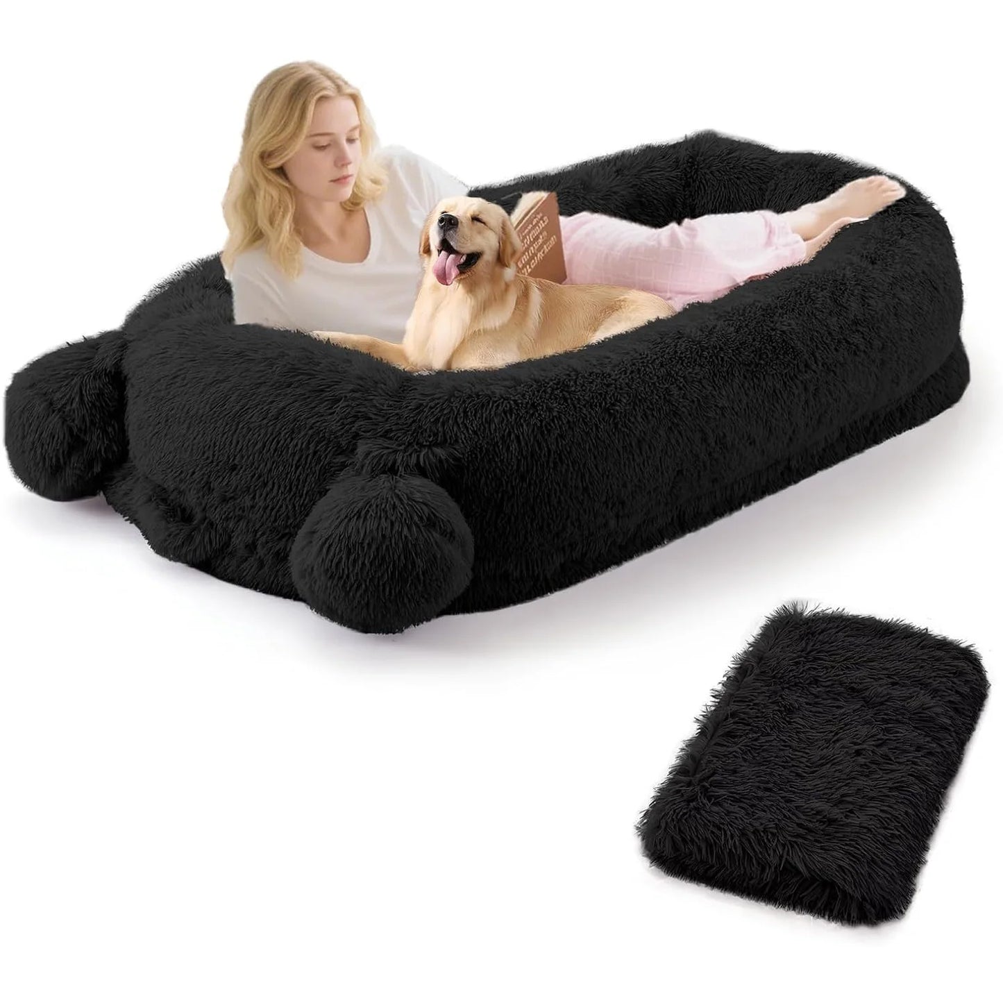 Large Human Size Dog Bed For Adults & Pets