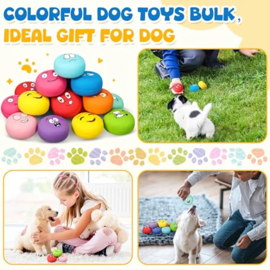 40 Pcs Bulk Dog Squeaky Toys