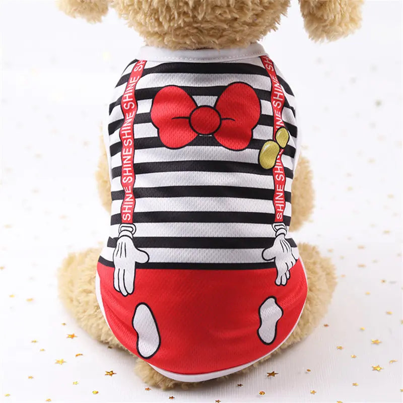 Cartoon Clothing Puppy Dogs Soft Vests