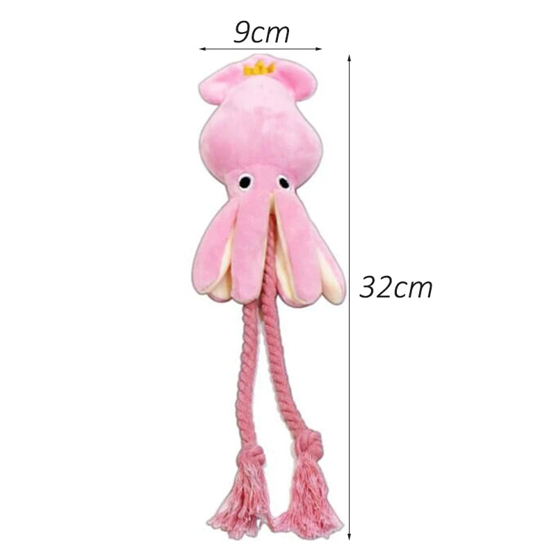 Plush Flamingo Squeaky Toy For Small Dogs Puppy Chew