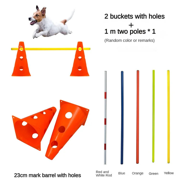 Pet Agility Training Set Jumping Bar Dog Obstacle Training