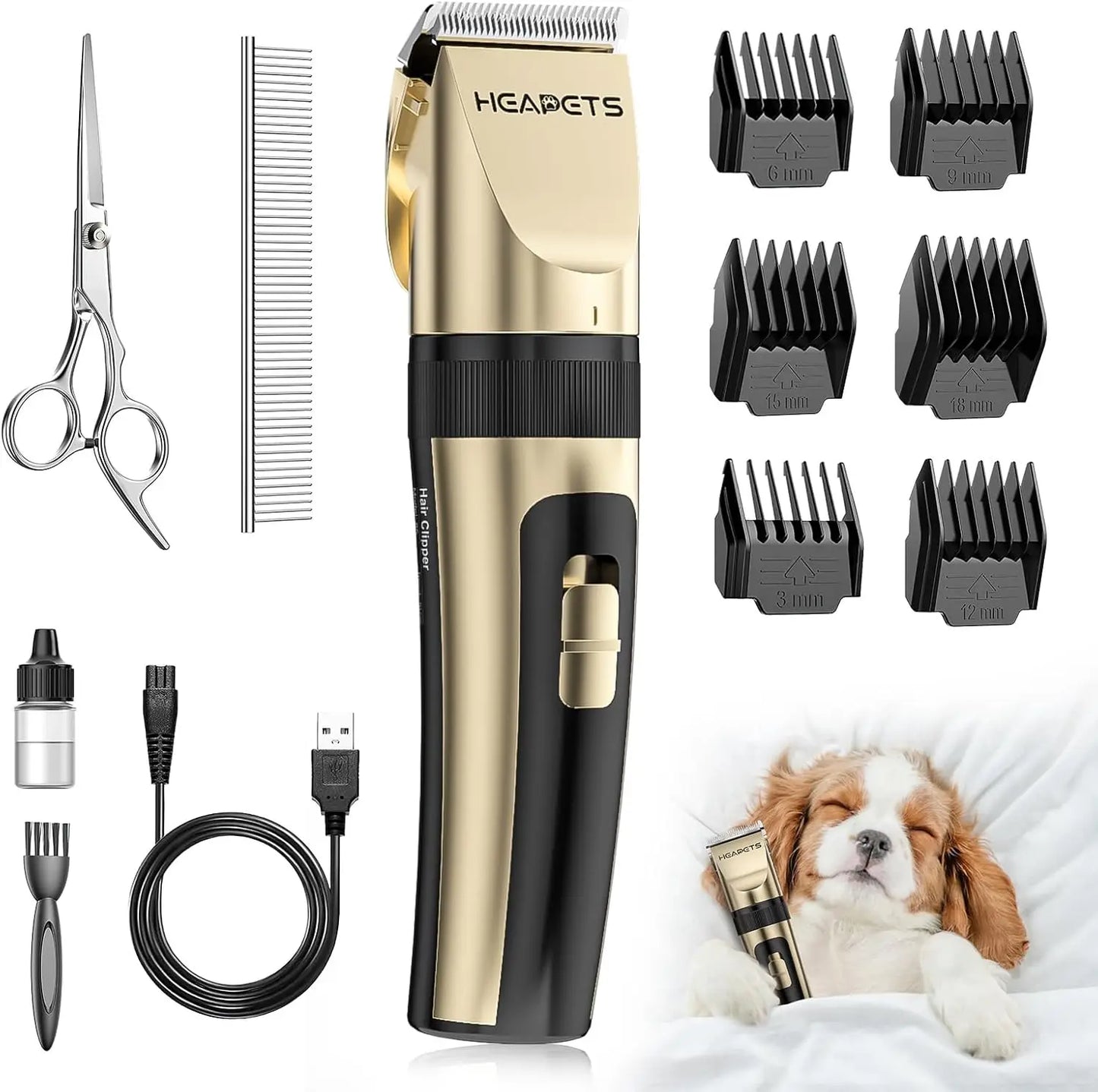 Low Noise Electric Dog Grooming Clippers