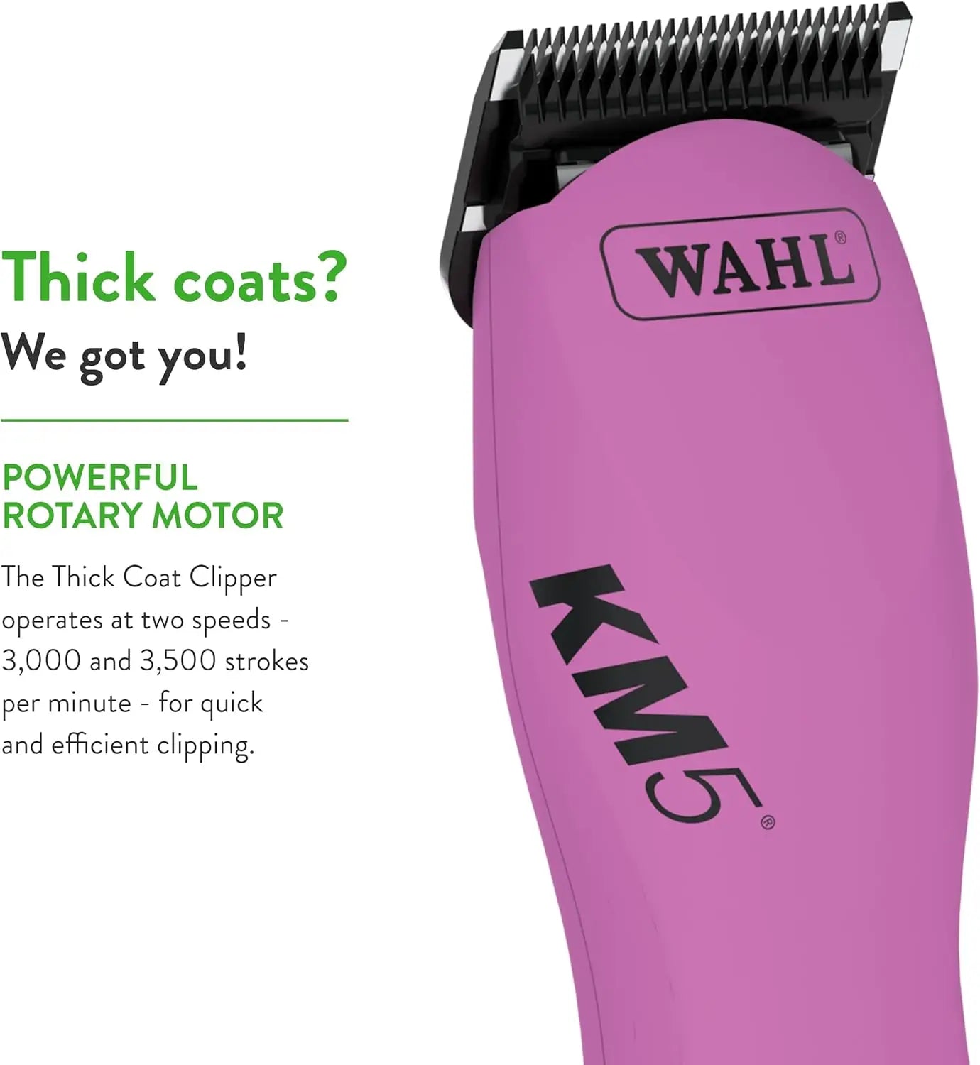 Professional Pet Hair Clipper for Thick Coats
