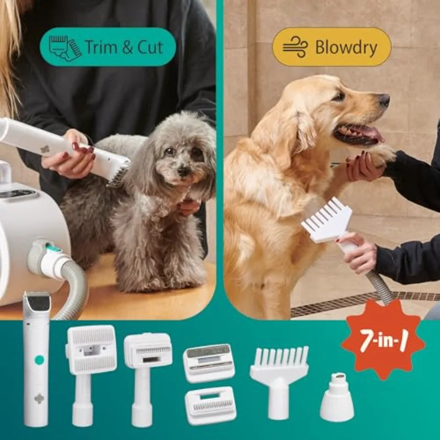 Dog Grooming Kit Pet Clippers Nail Grinder