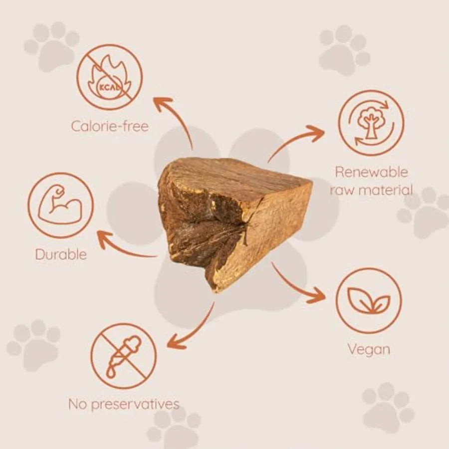 Natural Briar Wood Dog Chew Toy