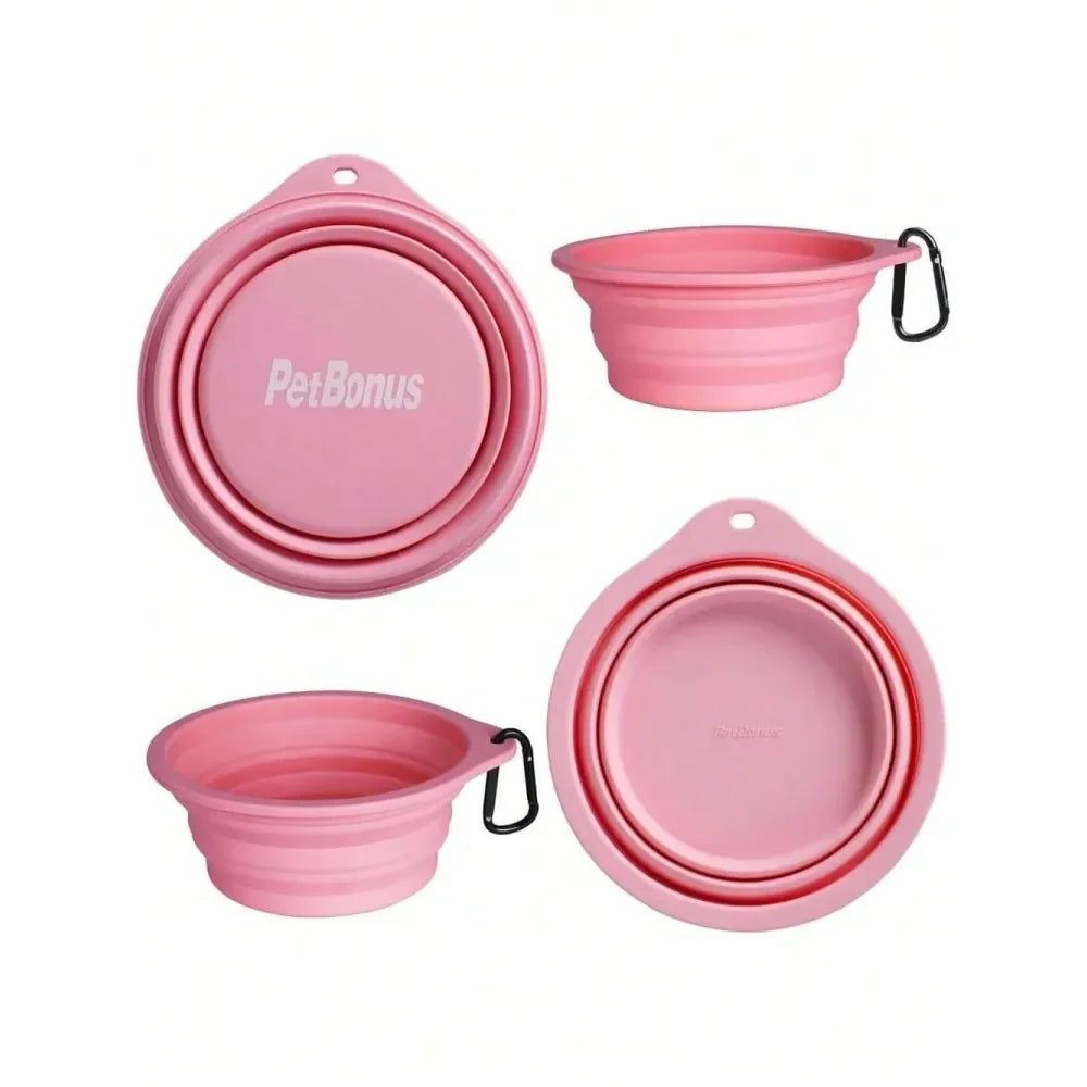 Collapsible Dog Bowl Portable Travel Foldable Dishwasher Safe