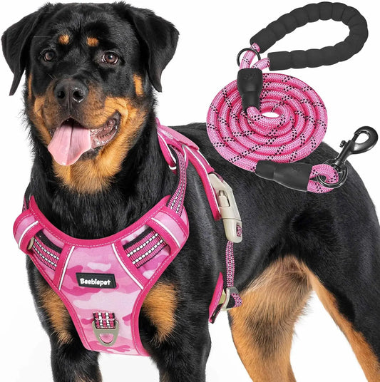 Heavy Duty Tactical Dog Harness for Large Dogs