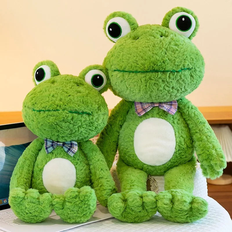 Chew Resistant Frog Plush Dog Toy For All Breeds Teething