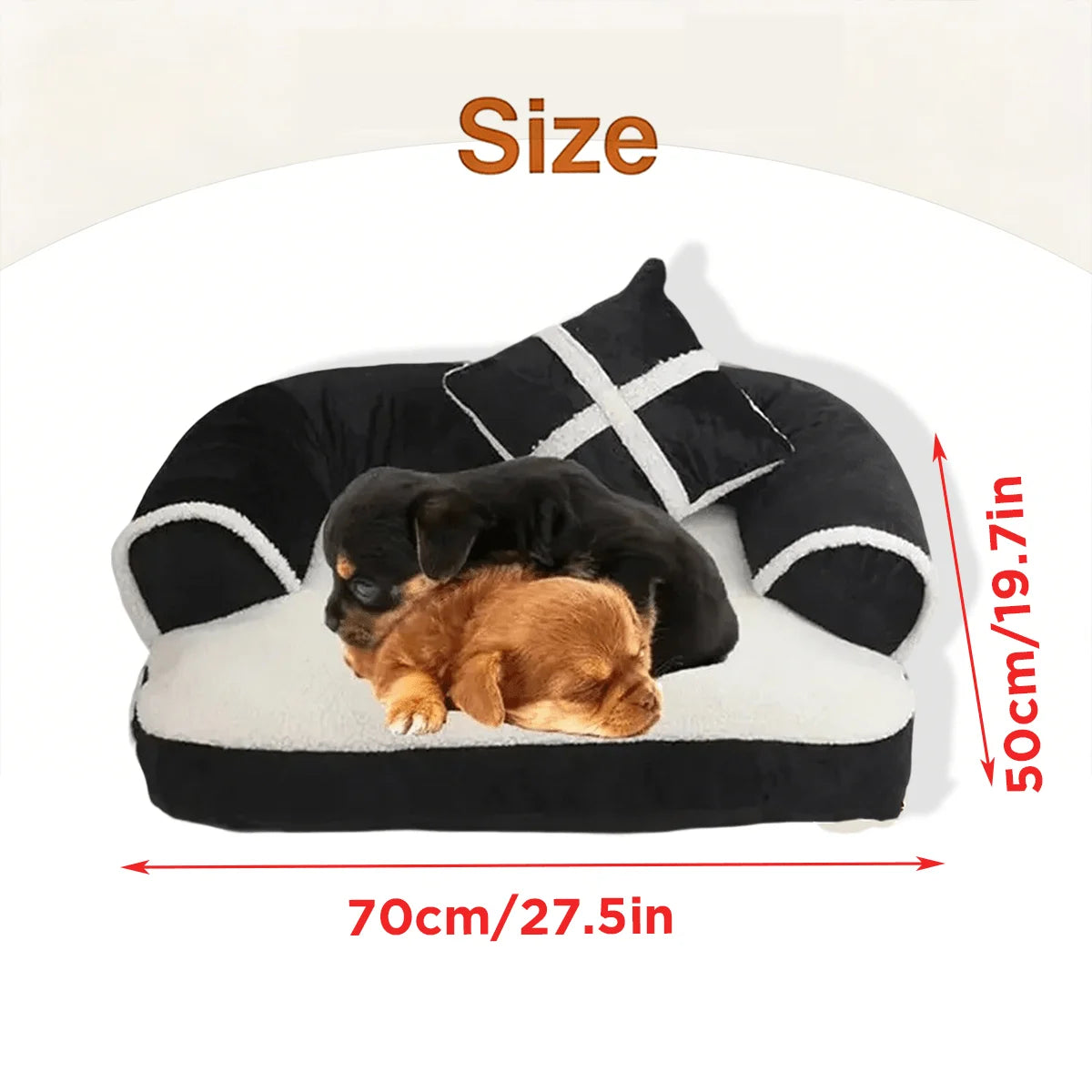 All Season Pet Bed Removable Washable for Dogs and Cats