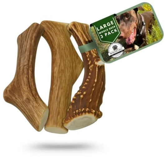 YAO HUI HUANG Deer Antler Chews 3 Packages Large Dogs