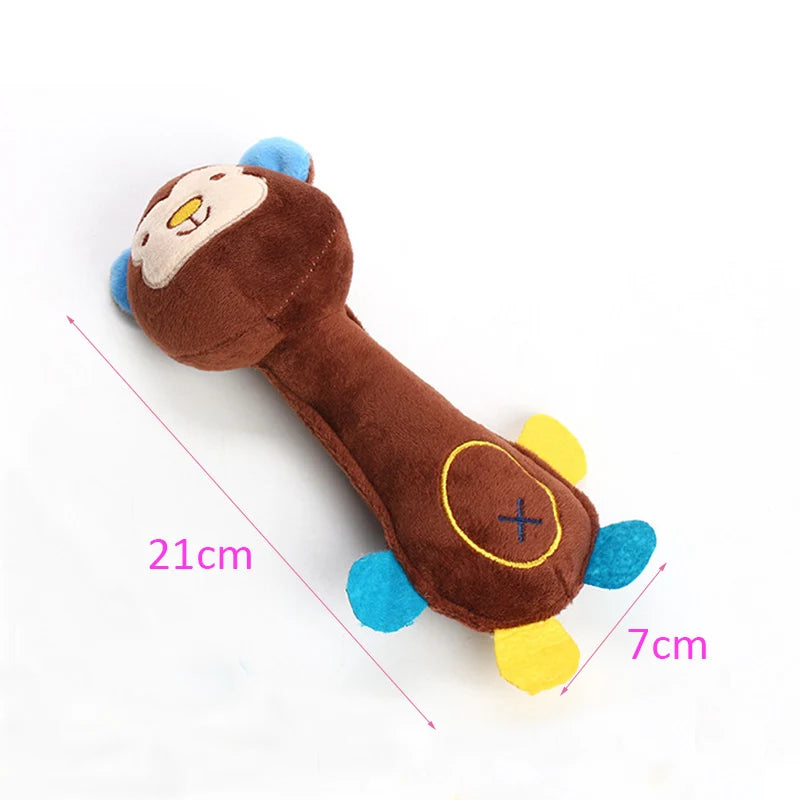 Animal Shape with Squeaky for Small Dogs
