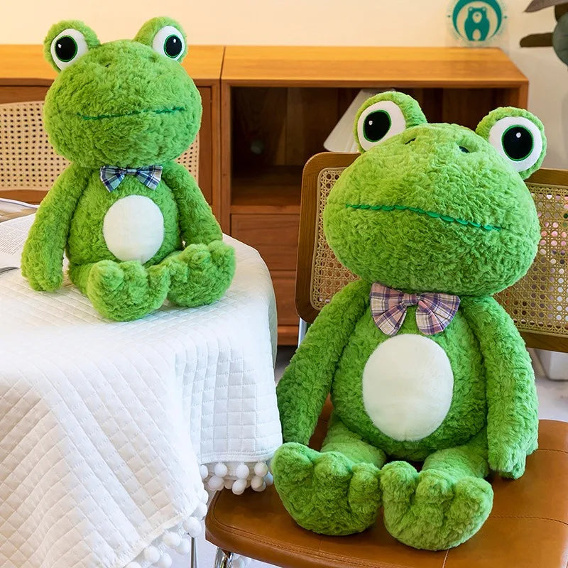 Chew Resistant Frog Plush Dog Toy For All Breeds Teething