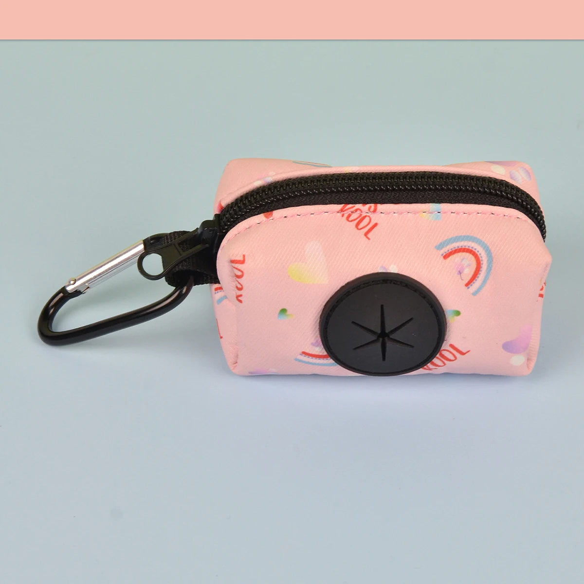 None Dog Poop Bag Holder Leash Attachment Dispenser